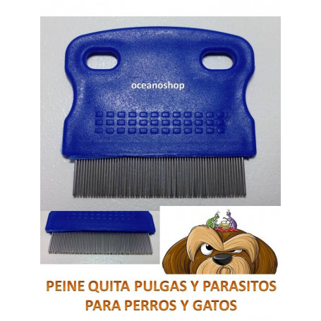 Peine anti pulgas para perro gato conejo...
