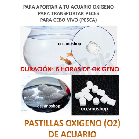 Pastillas de oxigeno 4 unidades 72h