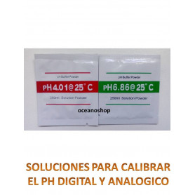Solucion calibradora de ph 2 sobres Solucion calibradora de ph 2 sobres