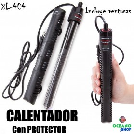 CALENTADOR 100W con PROTECTOR CALENTADOR 100W con PROTECTOR xl-404 xilong acuario