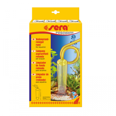 Sera sifon redondo limpiador fondo grava acuario