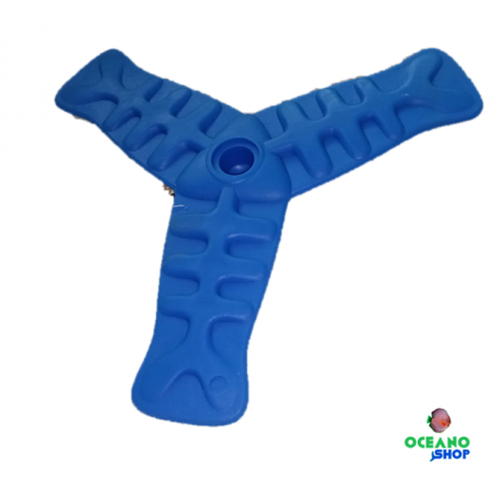 Boomerang triple juguete perro mordedor