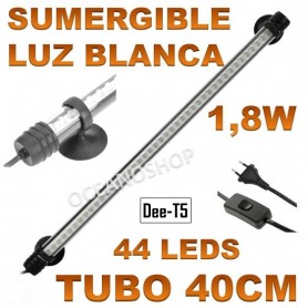 Luz sumergible 40cm led t4 con 44 leds blancos Luz sumergible 40cm led t4 con 44 leds blancos