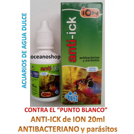 Anti-ick 20ml Antibacterias y parasitos (Punto blanco)
