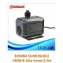 Bomba 1900l/h sumergible 40w