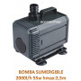 Bomba 2000l/h sumergible 55w