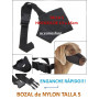 Bozal de nylon talla S