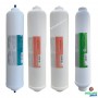 Pack 3 filtros osmosis inversa conexión rápida + Post filtro