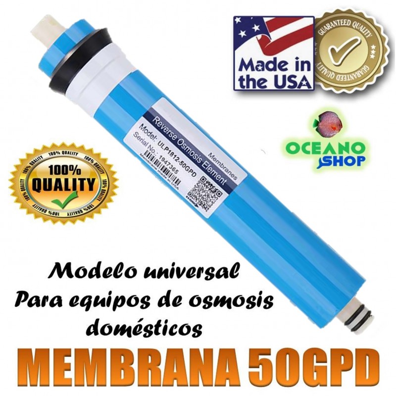 MEMBRANA DE OSMOSIS 50 gpd Made in Usa VORM