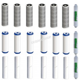 Juego 21 filtros osmosis inversa Juego 21 filtros osmosis inversa