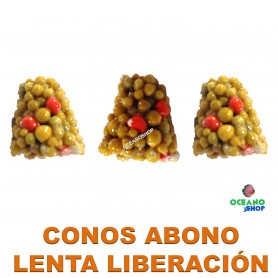 Cono abono lenta liberación 3 unidades Cono abono lenta liberación 3 unidades para acuario plantado plantas