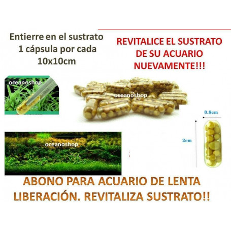 Abono lenta liberación 30 cápsulas