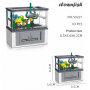 Juguete bloques kit mini acuario tipo lego
