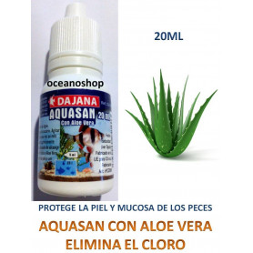 Anticloro 20ml aquasan de dajana con aloe vera Anticloro 20ml aquasan de dajana con aloe vera
