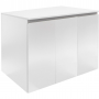 Mesa acuario 120x50x75cm para 300L blanco M12050B