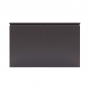 Mesa acuario 119,7x39,7x75cm para 240L negro  120x40x75cm