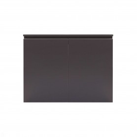 Mesa acuario 99,7x30,7x75cm para 130L negro M100N