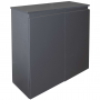 Mesa acuario 79,7x34,7x75cm para 120L gris antracita