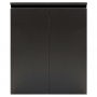 Mesa para acuarios 59,7x30,7x75cm negra M60N