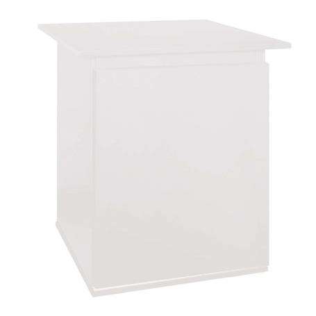 Mesa acuario 50,7x28,9x75cm blanca M4050B