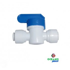 Valvula llave cierre tubo 1/4" osmosis Valvula llave cierre tubo 1/4" osmosis