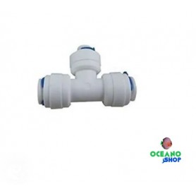 Conector T 1/4 conexión rápida Conector T 1/4 conexión rápida accesorio equipo osmosis