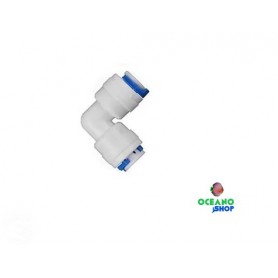 Conector codo 1/4 conexión rápida Conector codo 1/4 conexión rápida accesorio equipo de osmosis