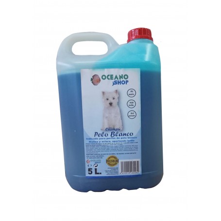 Champu Perros Pelo Blanco 5L Oceanoshop