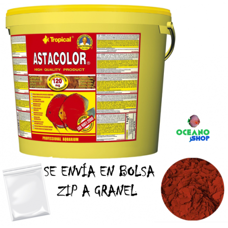 Astacolor tropical escamas a granel