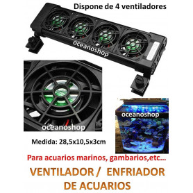 Refrigerador enfriador de 4 ventiladores en linea Refrigerador enfriador de 4 ventiladores en linea