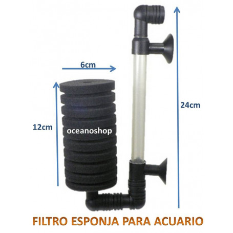 FILTRO BIO interior de ESPONJA grande