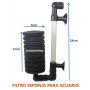 FILTRO BIO interior de ESPONJA grande