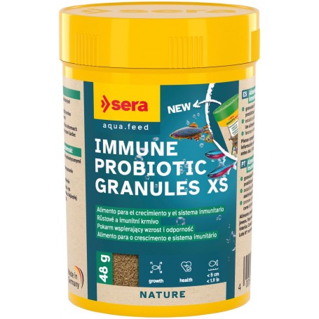 Sera ImmunPro Mini Probiotic XS – Alimento premium para peces pequeños (100 ml / 38 g)
