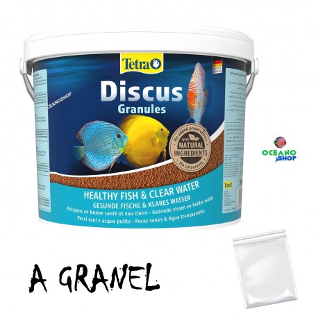 Tetra discus comida peces. Peces disco granulado.