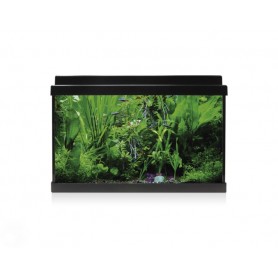 Kit AQUA LED 33 negro – Acuario completo 33 L con filtro y luz LED