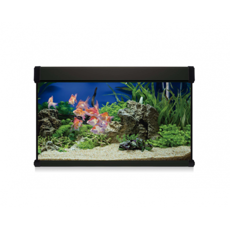 Kit AQUA LUX PRO 100 Negro (100 L) – Acuario Completo con LED y Filtro