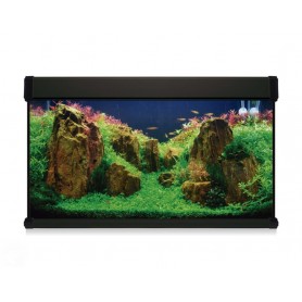 Kit AQUA LUX PRO 200 Negro (200 L) – Acuario con LED y Filtro Exterior