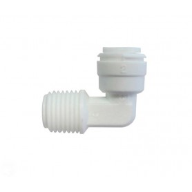 Conector rápido codo 1/4" macho a tubo 1/4" – Accesorio Osmosis Conector rápido codo 1/4" macho a tubo 1/4" – Accesorio Osmosis