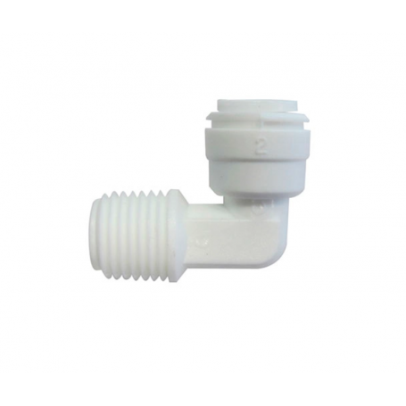 Conector rápido codo 1/4" macho a tubo 1/4" – Accesorio Osmosis