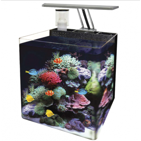 Nano acuario marino OCEAN FREE 24 L compacto y moderno