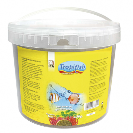 Alimento Tropifish PREMIUM (1 mm) 3,3 kg para peces tropicales