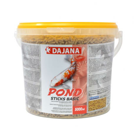 Alimento STICKS BASIC DAJANA 5L para peces de estanque