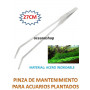 Pinza curva de plantado 27cm de acero inoxidable