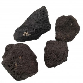 Roca Volcánica Negra 5-8cm Magic Rocks