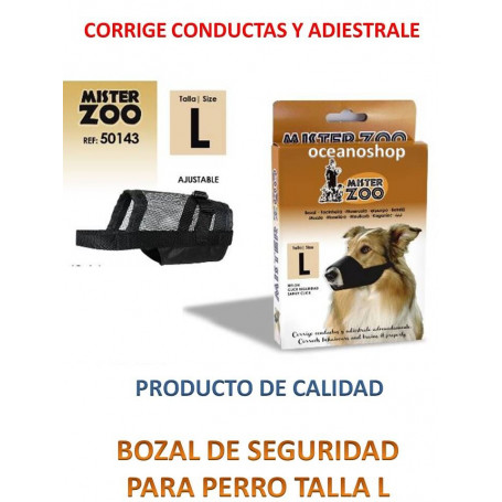Bozal misterzoo con red y de nylon talla L