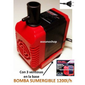 Bomba 1200l/h sumergible Bomba 1200l/h sumergible xl-132