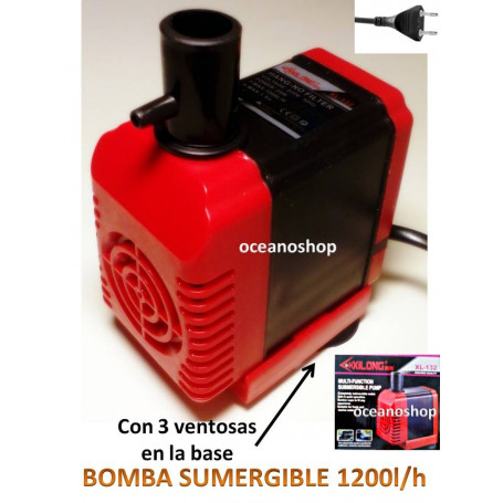 Bomba 1200l/h sumergible xl-132