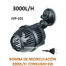 BOMBA RECIRCULACION de 3000L/h 6w Vibracion para Acuario Simulador de Olas BOMBA RECIRCULACION de 3000L/h 6w Vibracion para Acuario Simulador de Olas
