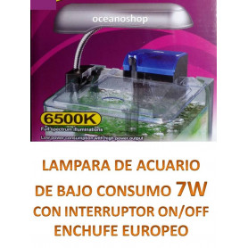 Pantalla acuario pl 7w luz blanca 6500k Pantalla acuario pl 7w luz blanca 6500k