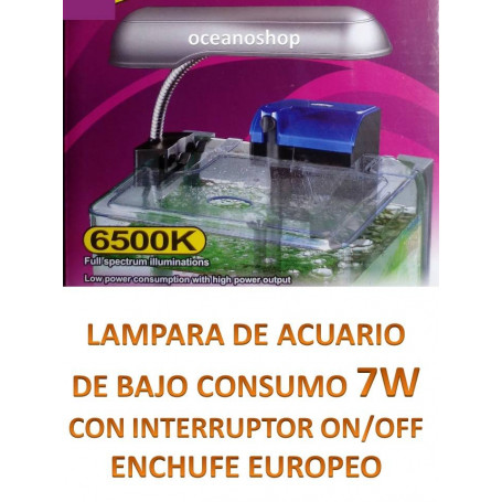 Pantalla acuario pl 7w luz blanca 6500k